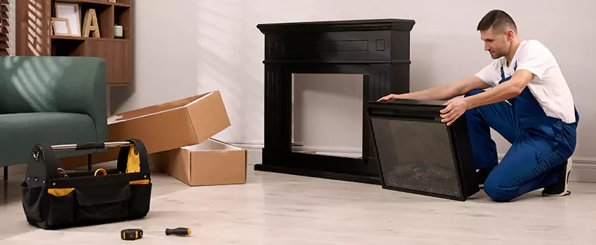 Old Rusted Metal Fireplace Repair And Replacement in Martinsburg, WV